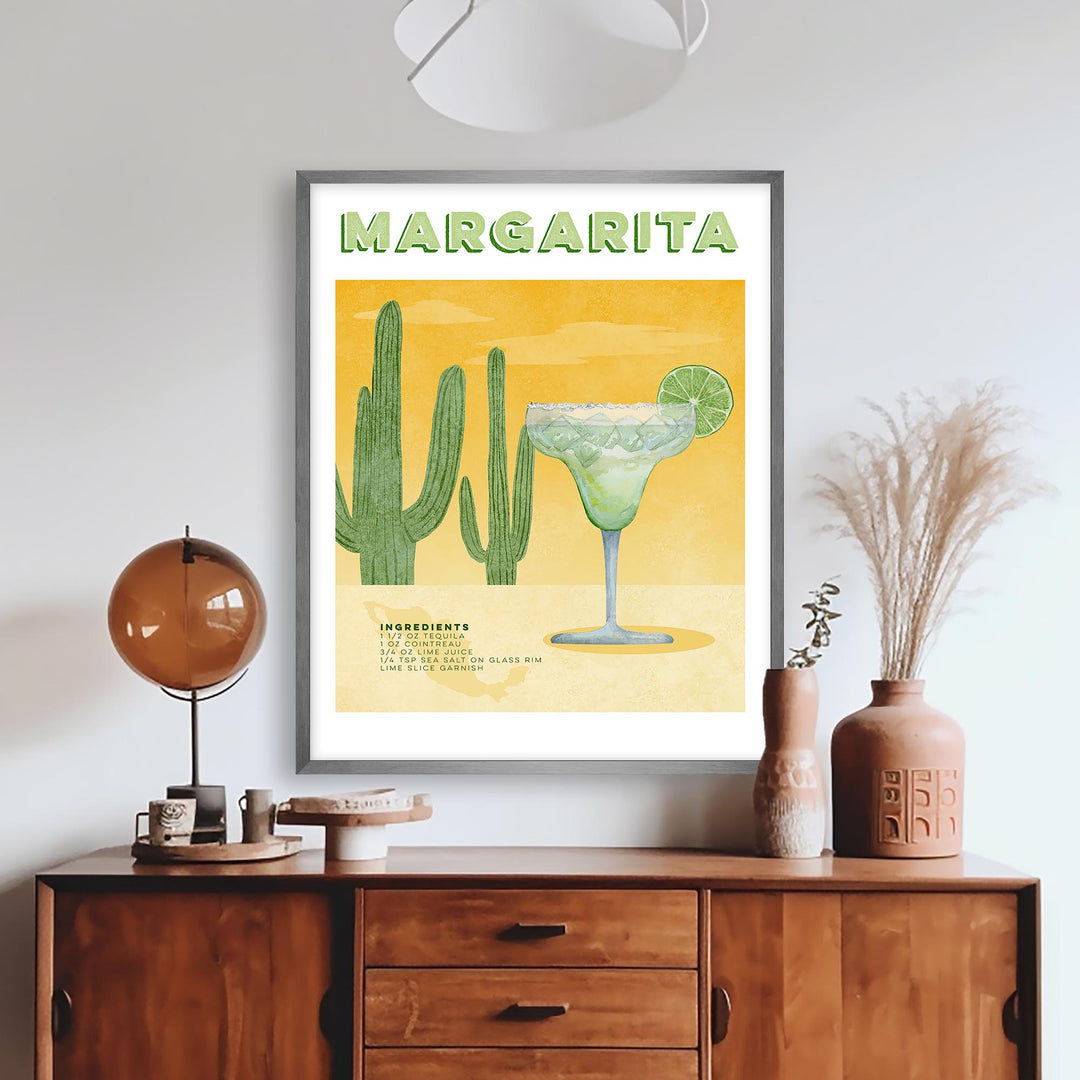 Affiche de cocktail Margarita