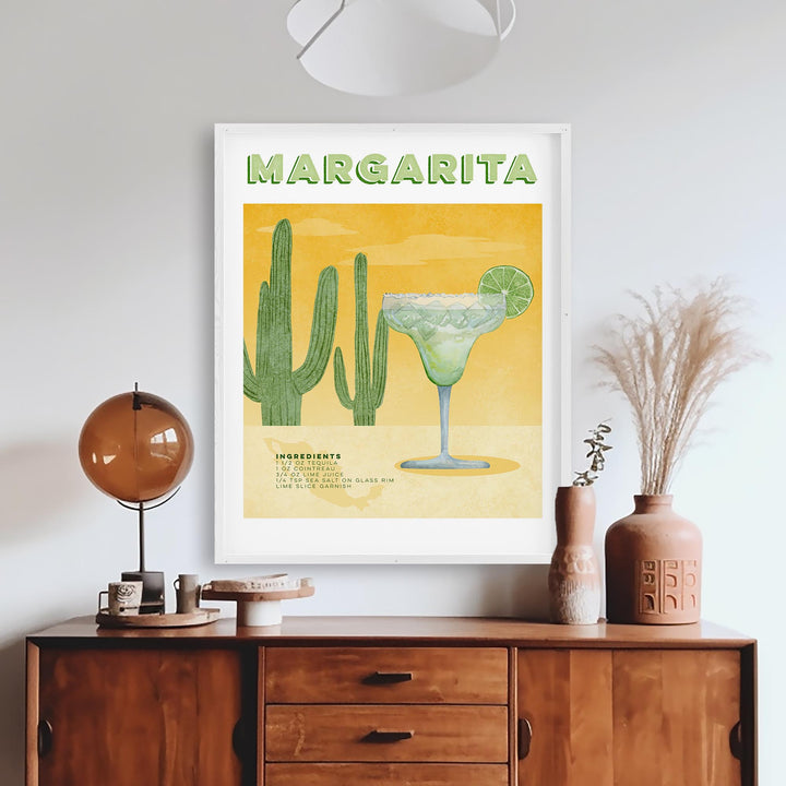 Affiche de cocktail Margarita