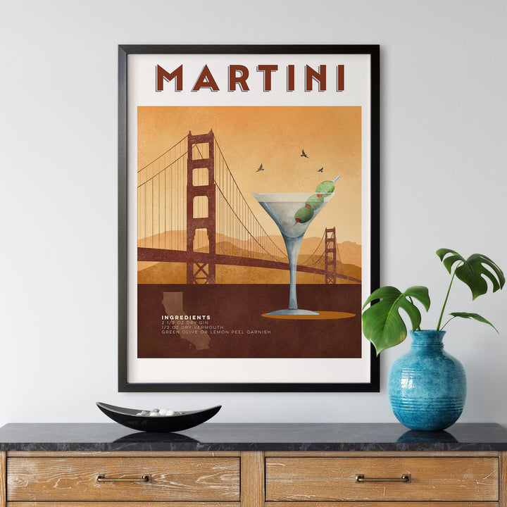 Martini Cocktail Art