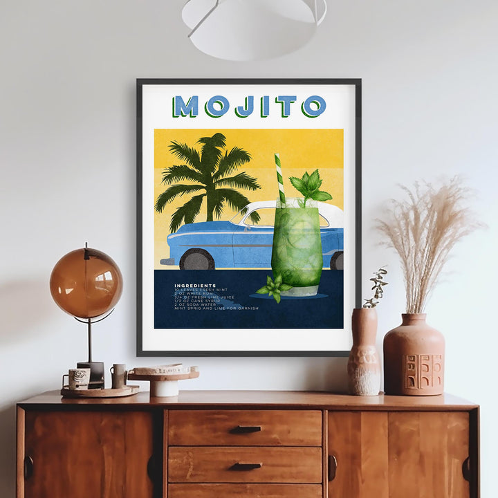 Mojito Cocktail Poster