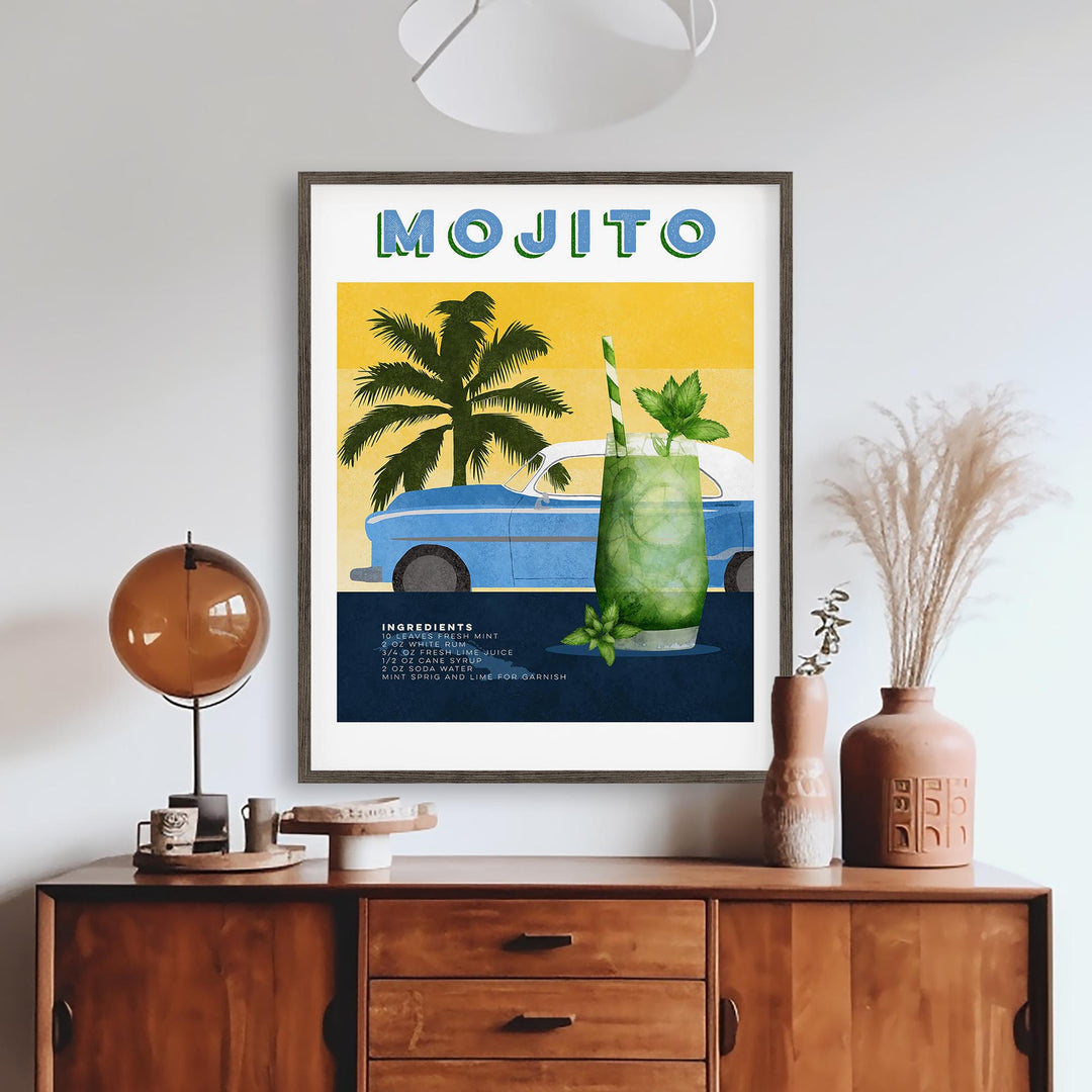 Mojito Cocktail Poster