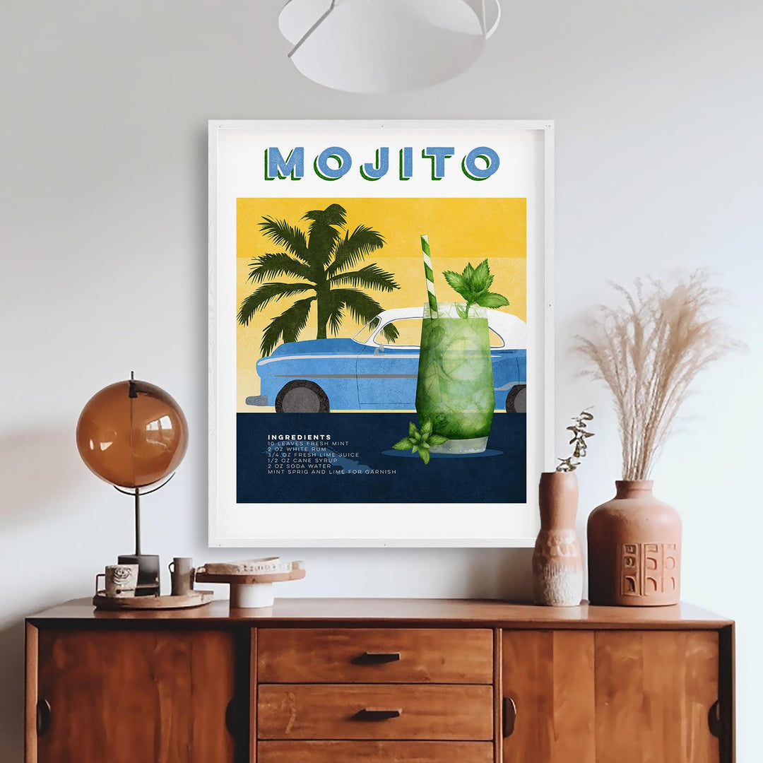 Mojito Cocktail Poster