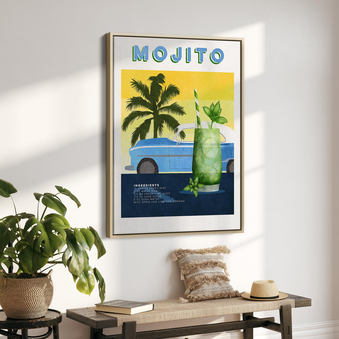 Mojito Cocktail Poster