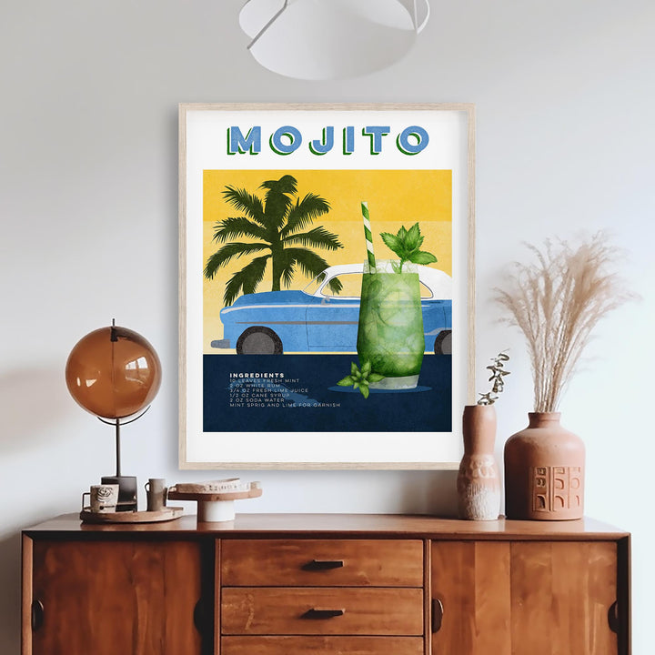 Mojito Cocktail Poster