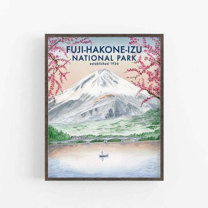 Mount Fuji National Park Travel Poster - Brett Blumenthal Art