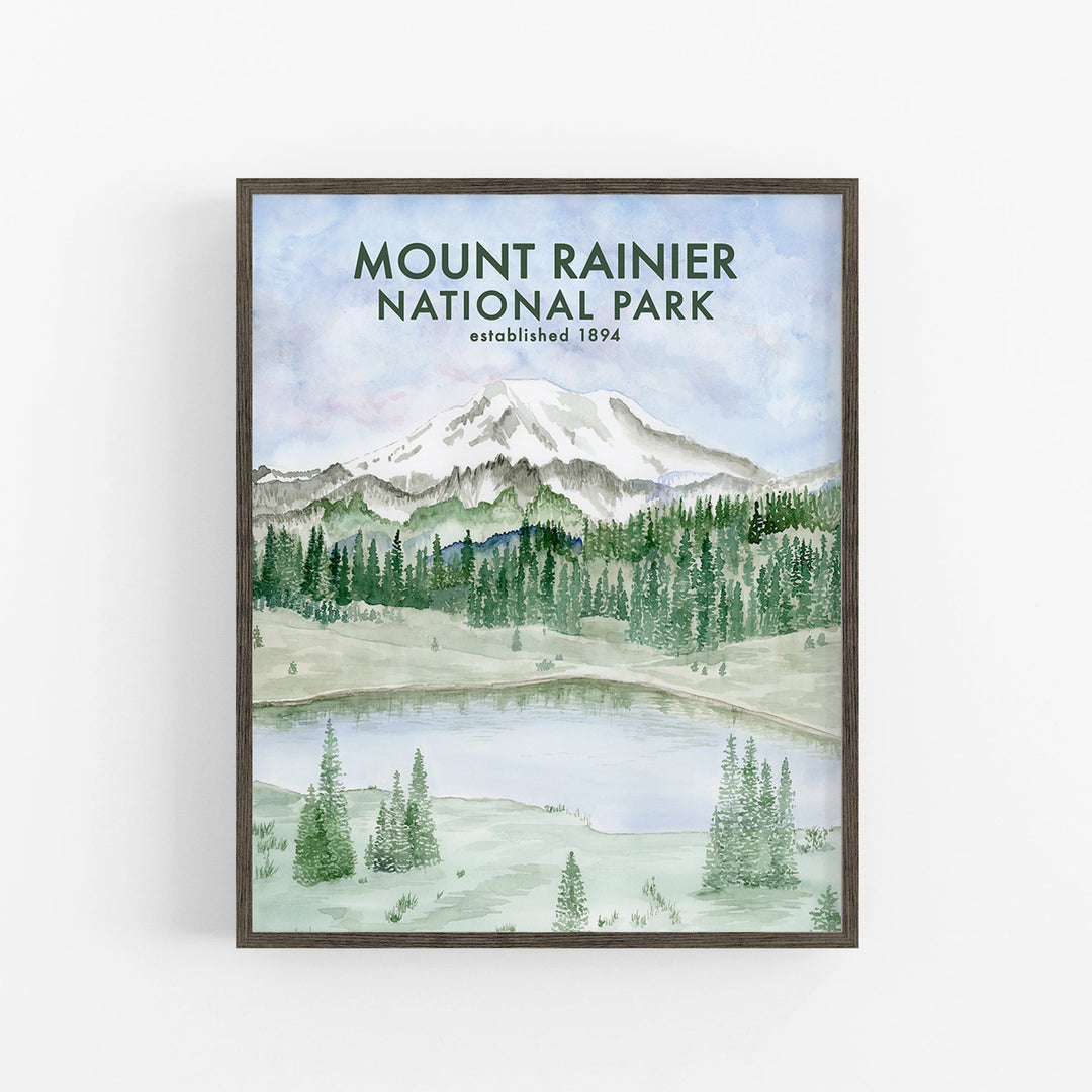 Mount Rainier National Park Print