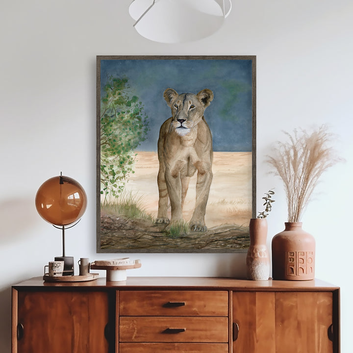 "Nanai - A Samburu Legend" Lioness Print