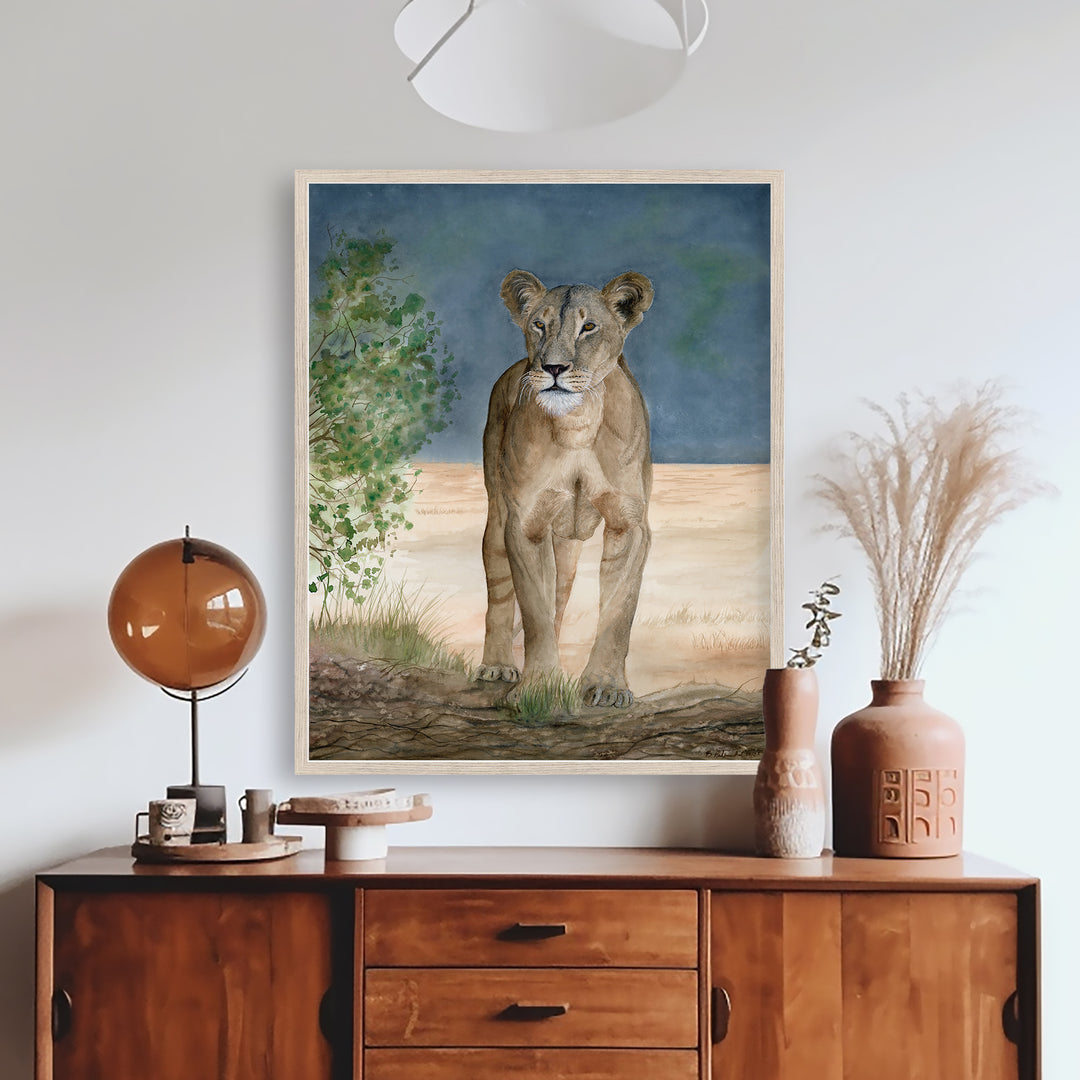 "Nanai - A Samburu Legend" Lioness Print