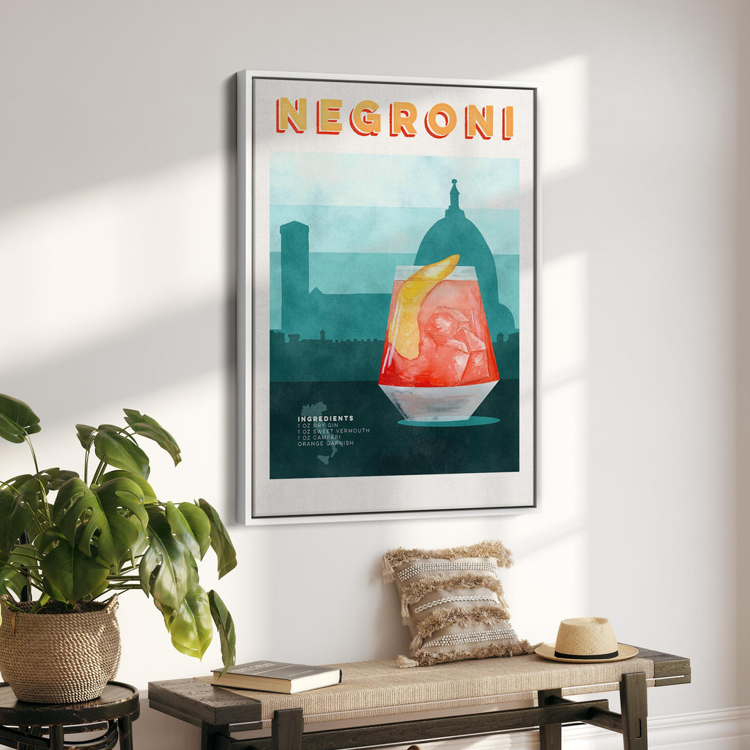 Negroni Cocktail Poster