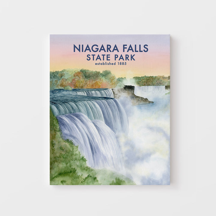 Affiche du parc national des chutes du Niagara