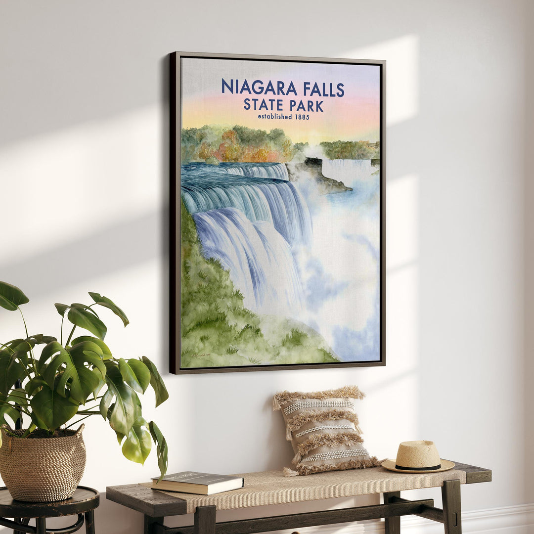 Affiche du parc national des chutes du Niagara