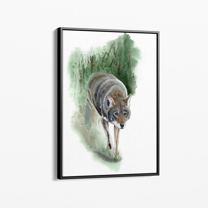 Red Wolf Art – “What Remains” | Endangered Species Wall Art (Print, Canvas, Framed) - Brett Blumenthal Art