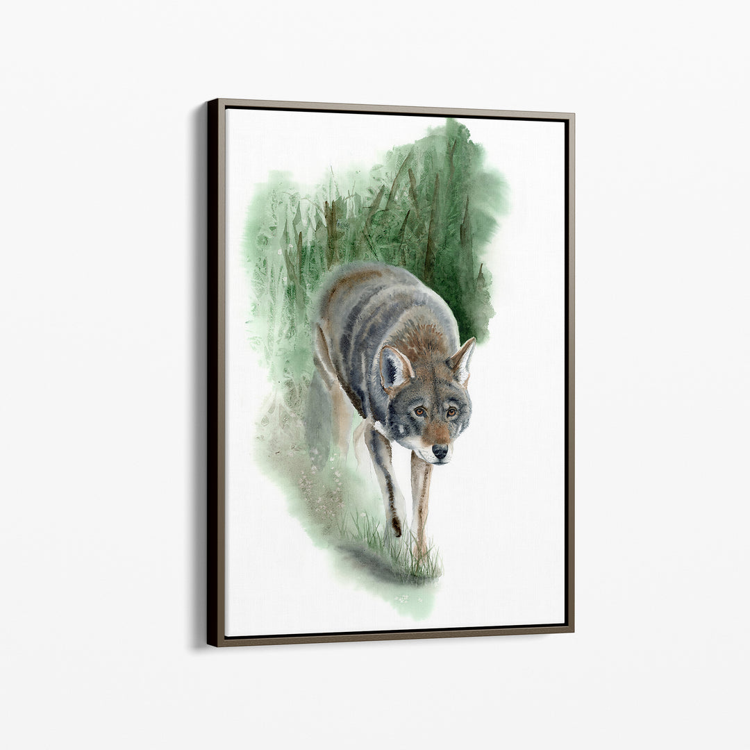 Red Wolf Art – “What Remains” | Endangered Species Wall Art (Print, Canvas, Framed) - Brett Blumenthal Art