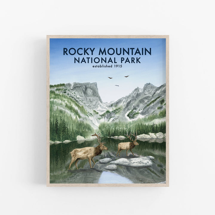 Rocky Mountain National Park Travel Art - Brett Blumenthal Art