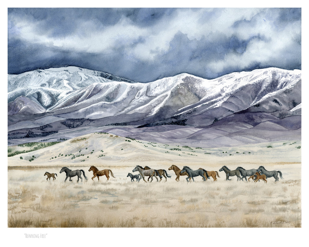 Running Free | Original - Brett Blumenthal Art