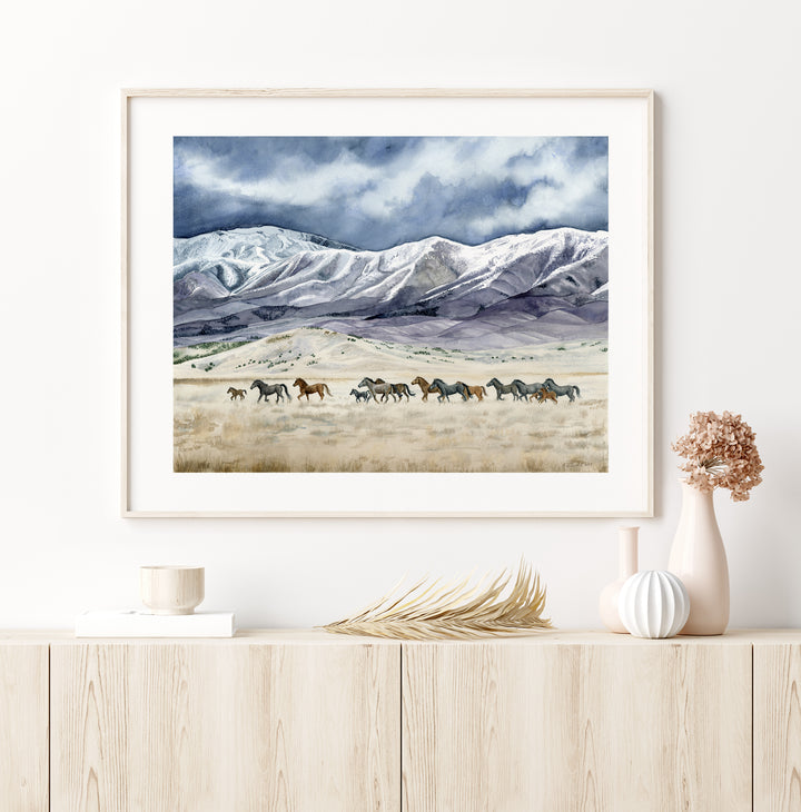 Running Free - Wild Horse Print - Brett Blumenthal Art