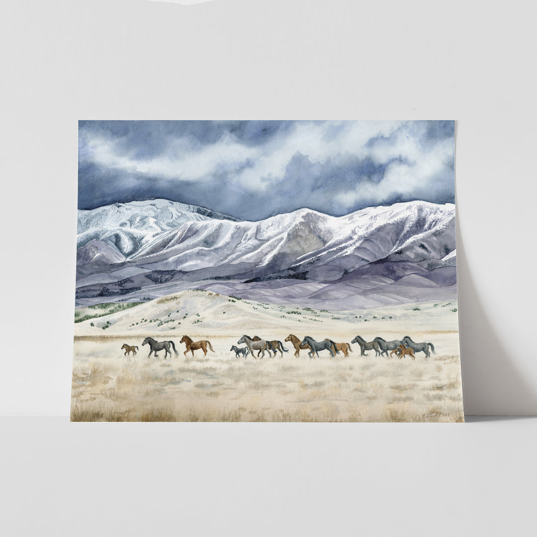 Running Free - Wild Horse Print - Brett Blumenthal Art