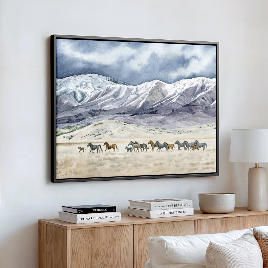 Running Free - Wild Horse Print - Brett Blumenthal Art