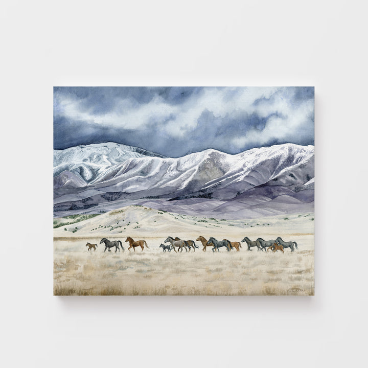 Running Free - Wild Horse Print - Brett Blumenthal Art