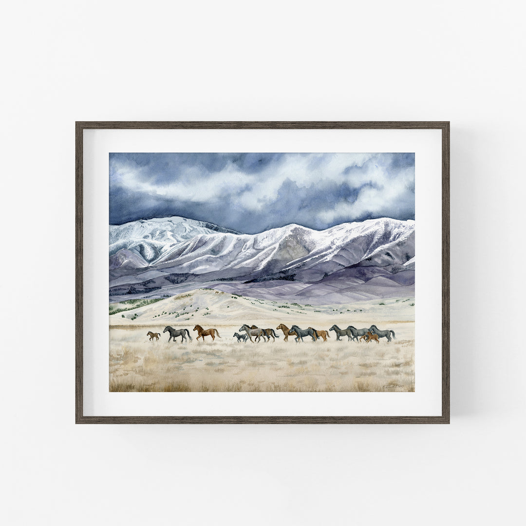 Running Free - Wild Horse Art - Brett Blumenthal Art
