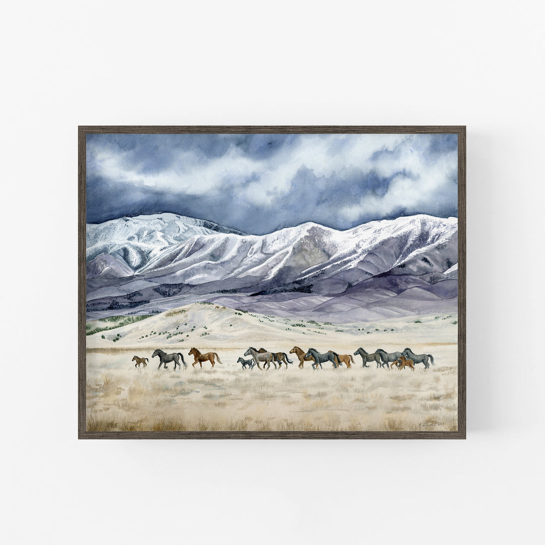Running Free - Wild Horse Art - Brett Blumenthal Art