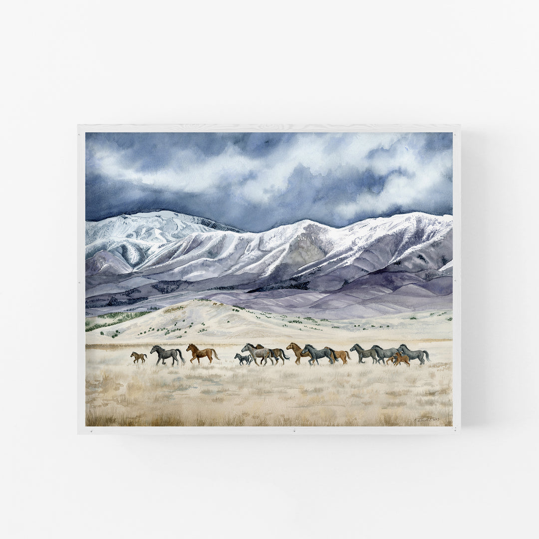 Running Free - Wild Horse Art - Brett Blumenthal Art