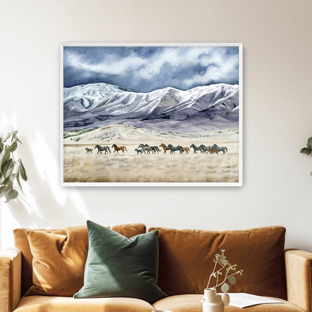 Running Free - Wild Horse Print - Brett Blumenthal Art