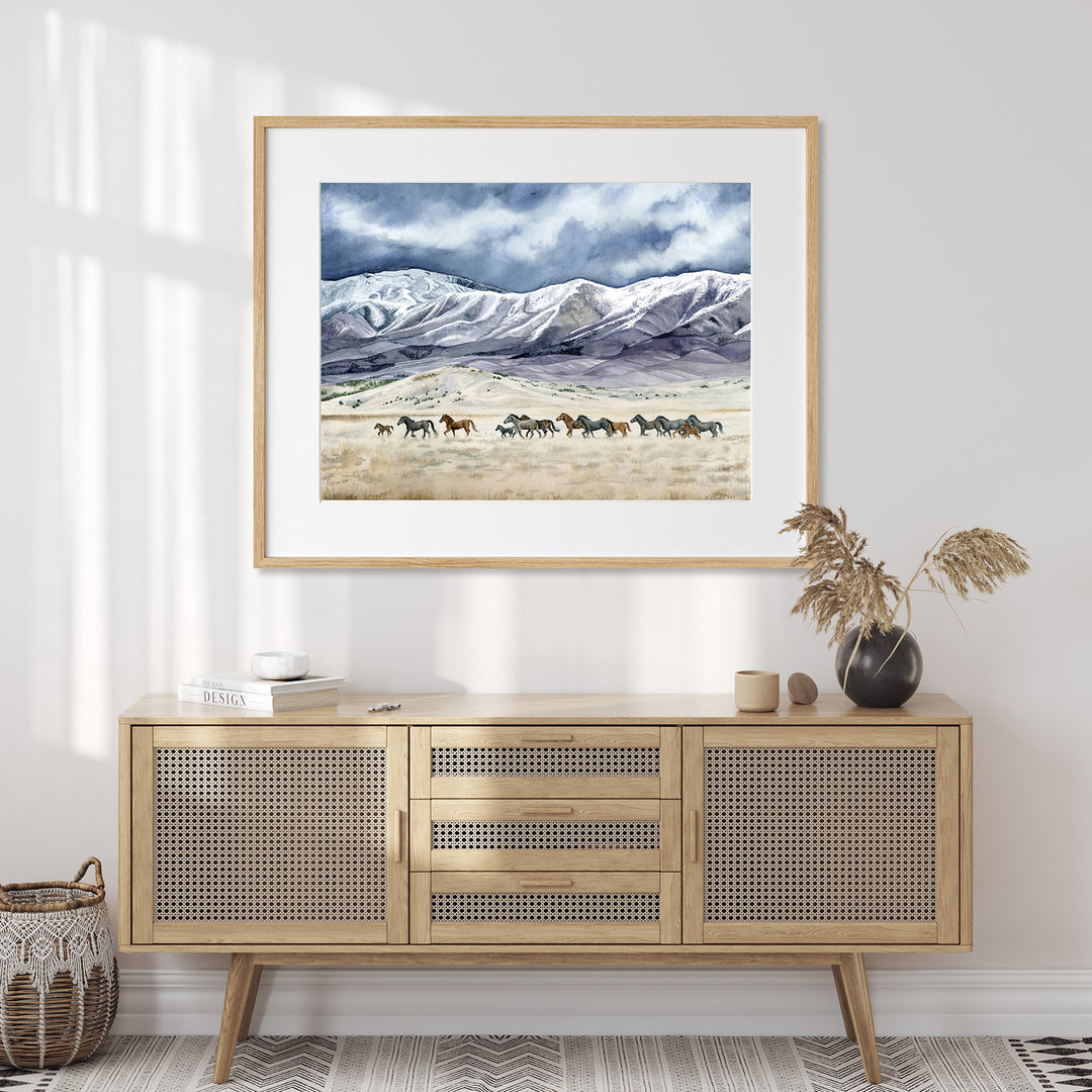 Running Free - Wild Horse Print - Brett Blumenthal Art