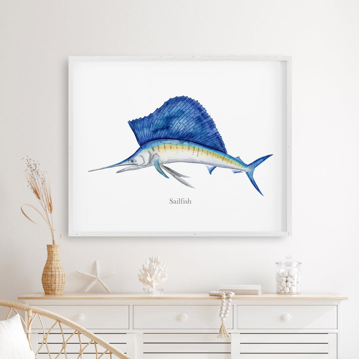 Segelfisch Aquarell