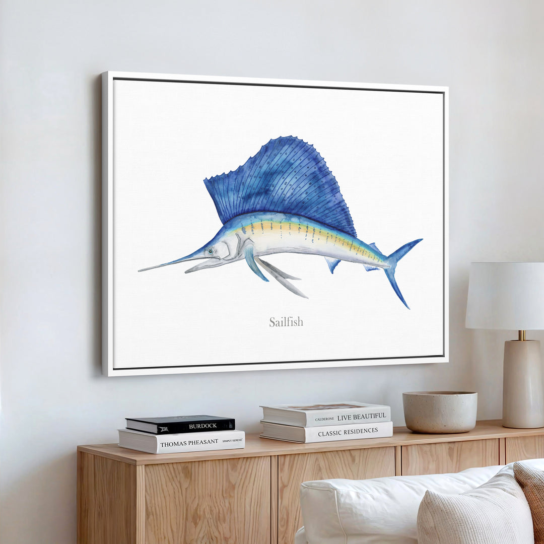 Segelfisch Aquarell