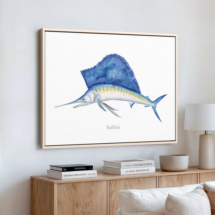 Segelfisch Aquarell