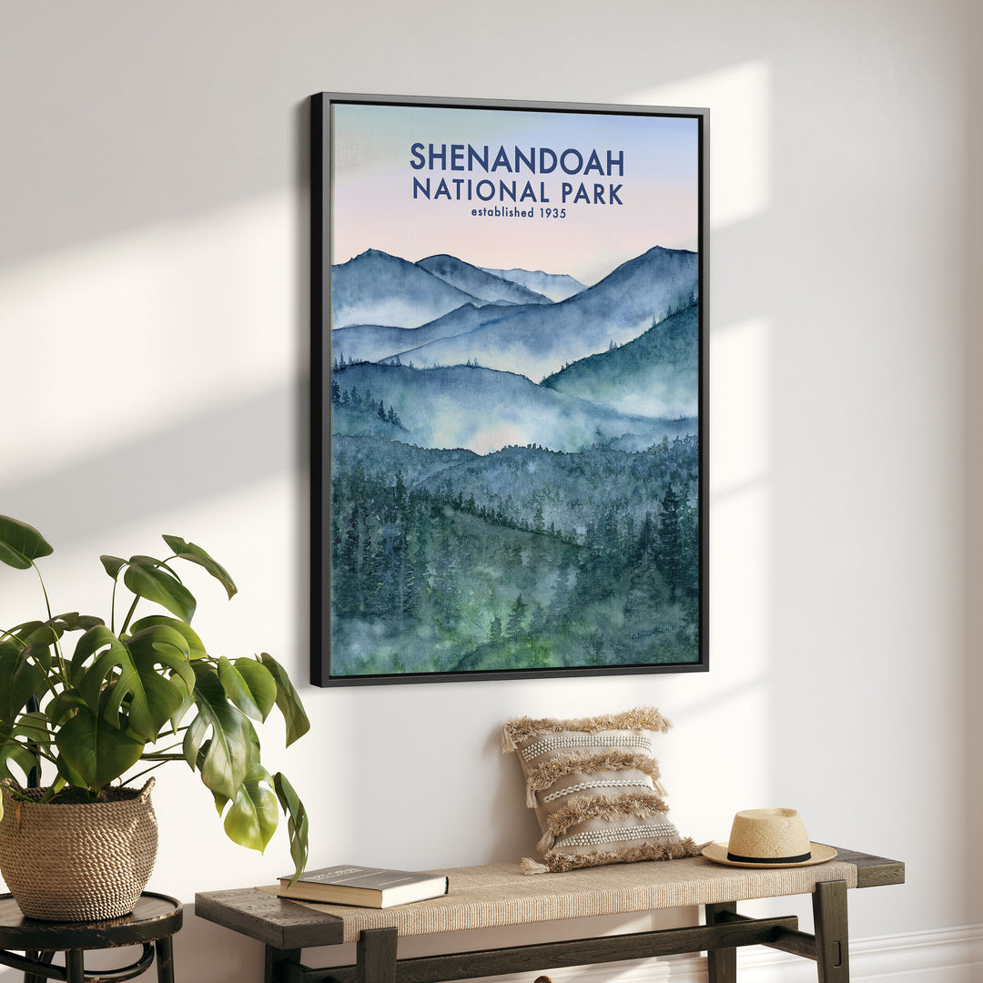 Affiche du parc national de Shenandoah