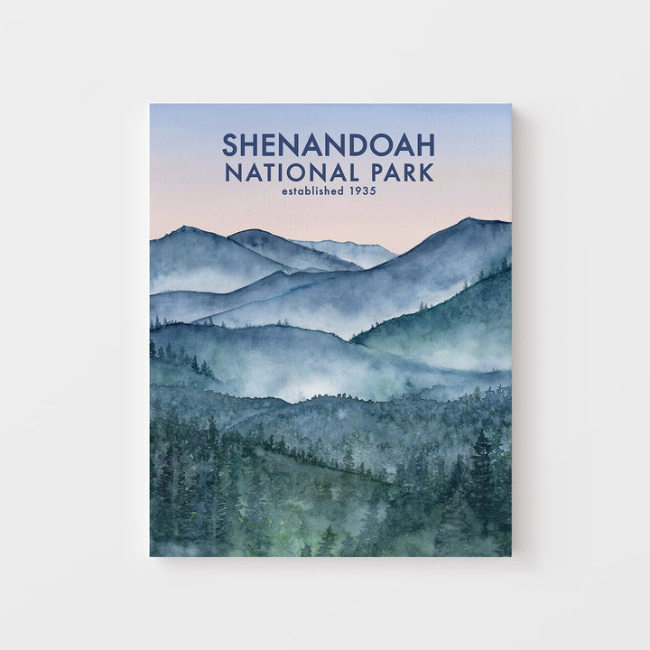 Affiche du parc national de Shenandoah