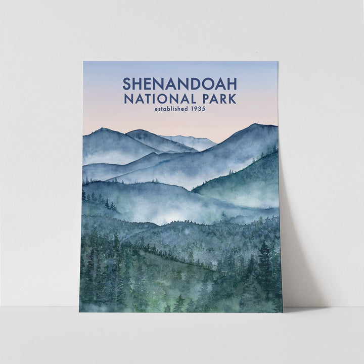 Affiche du parc national de Shenandoah