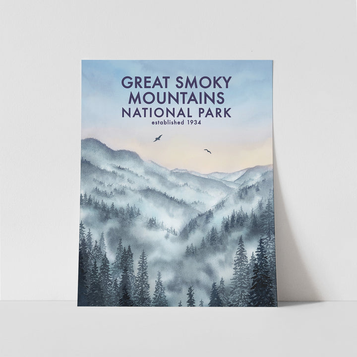 Affiche du parc national des Great Smoky Mountains