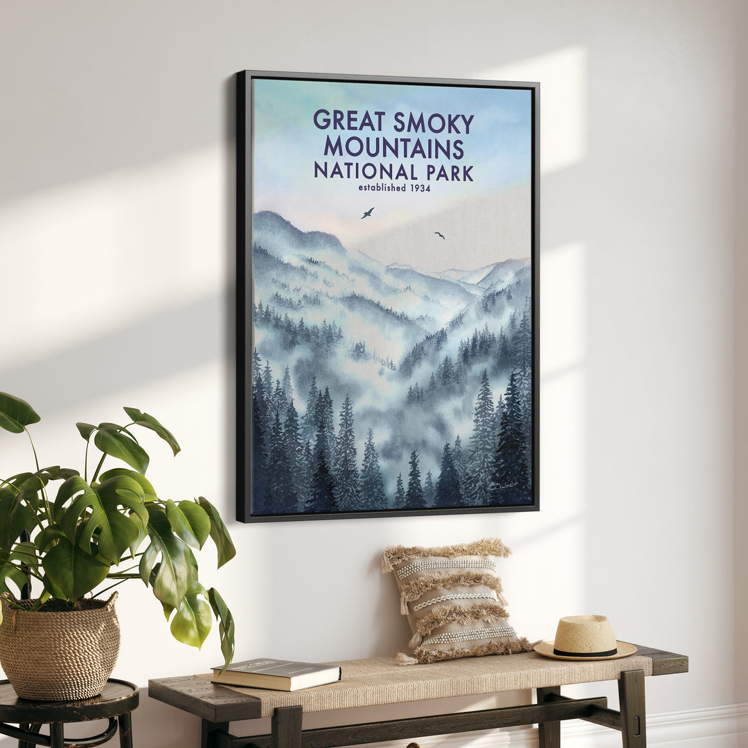 Affiche du parc national des Great Smoky Mountains