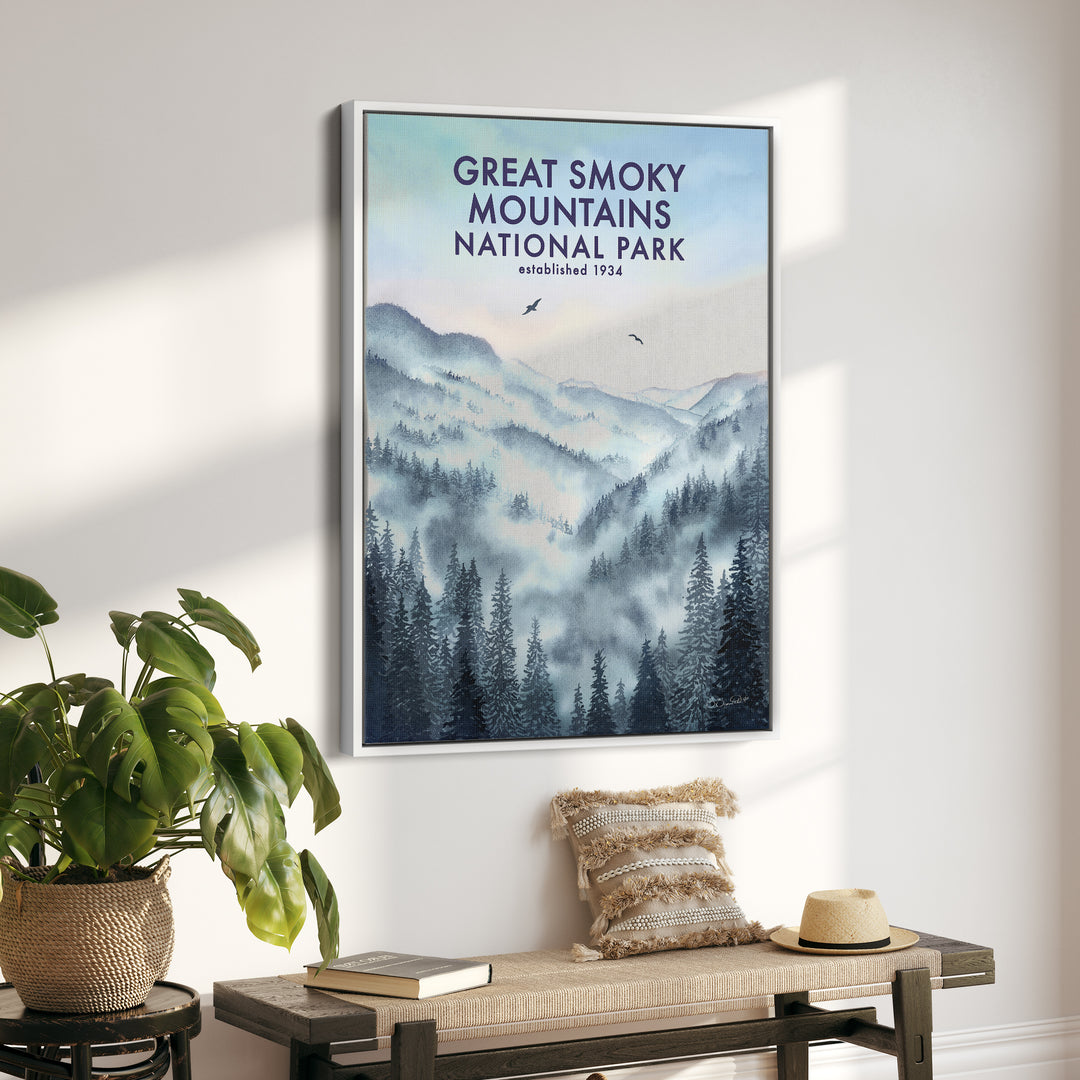 Affiche du parc national des Great Smoky Mountains