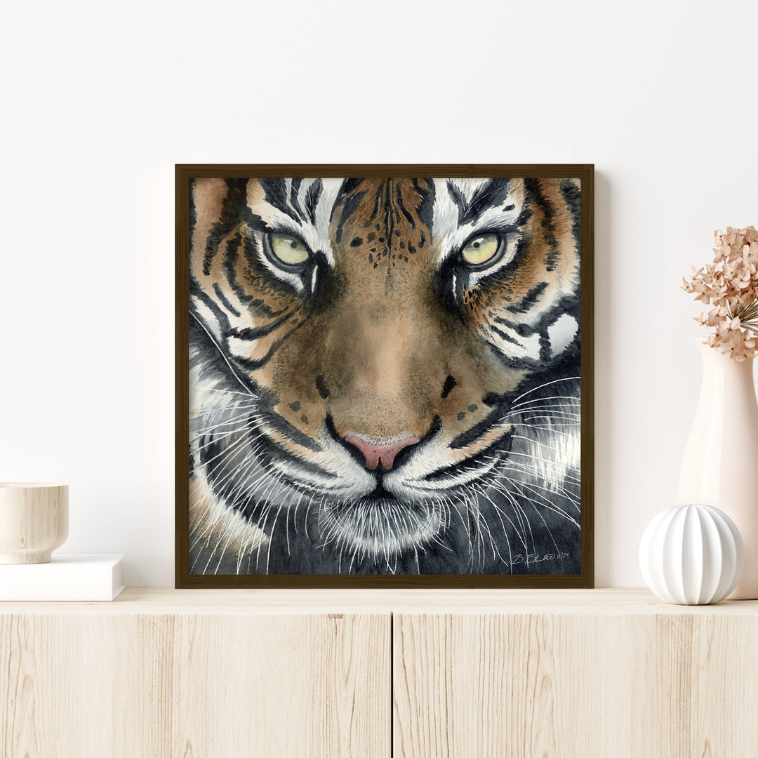 Eye of the Tiger | Square Print Format - Brett Blumenthal Art