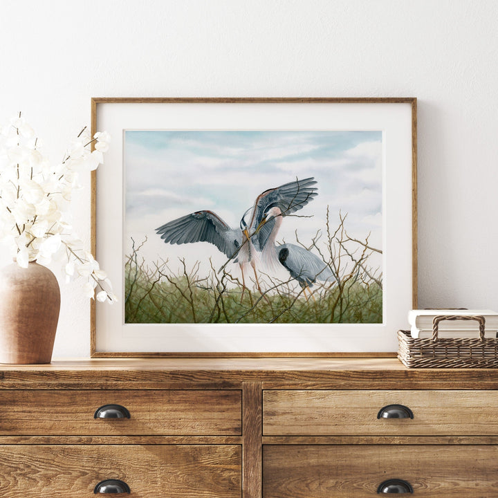 Great Blue Heron Home Decor