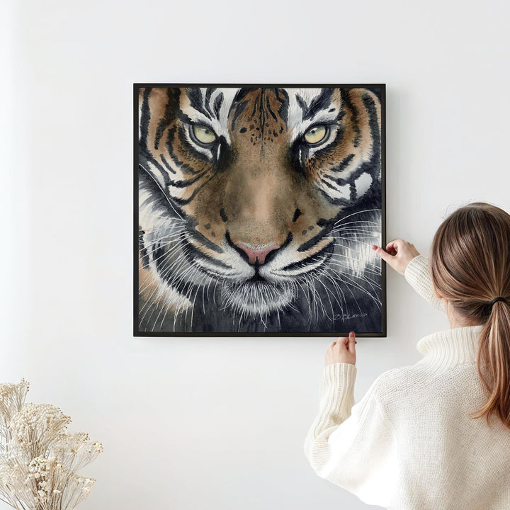 Eye of the Tiger | Square Print Format - Brett Blumenthal Art