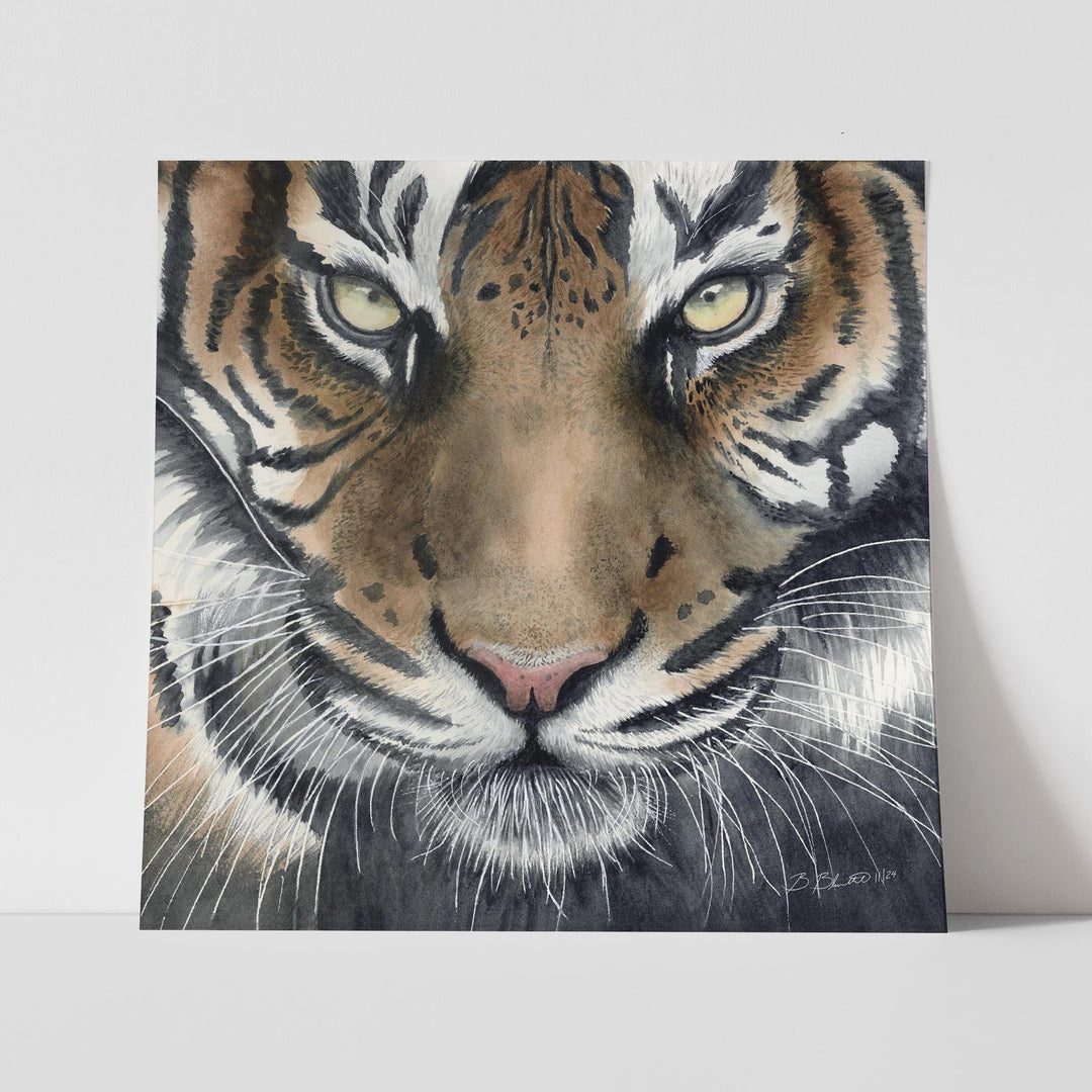 Eye of the Tiger | Square Print Format - Brett Blumenthal Art