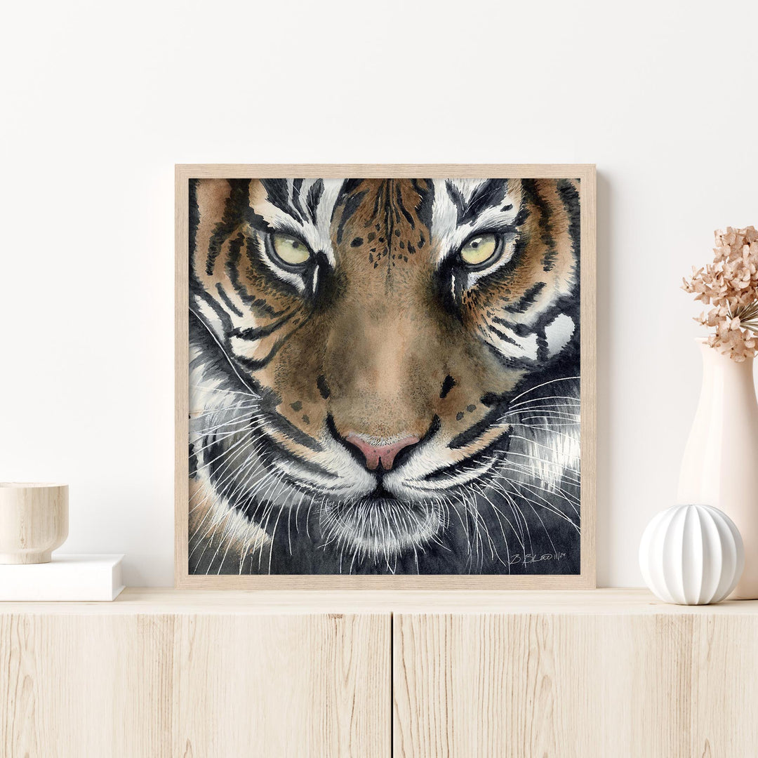 Eye of the Tiger | Square Print Format - Brett Blumenthal Art