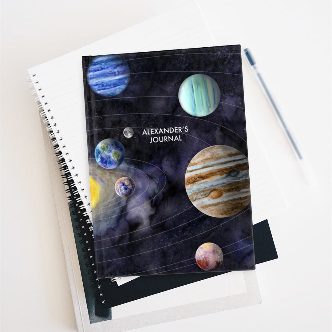 Space themed Sketchbook Diary