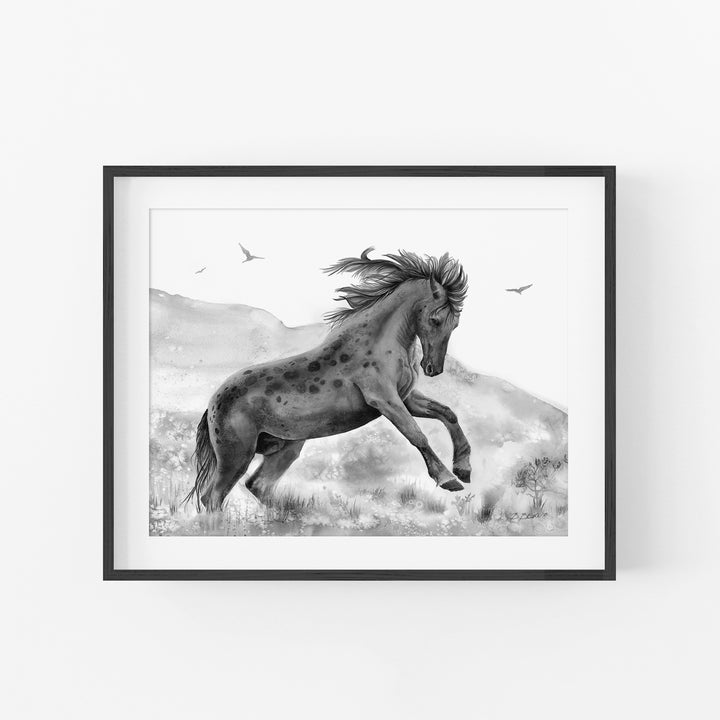 Wild Power | Black and White Edition - Brett Blumenthal Art
