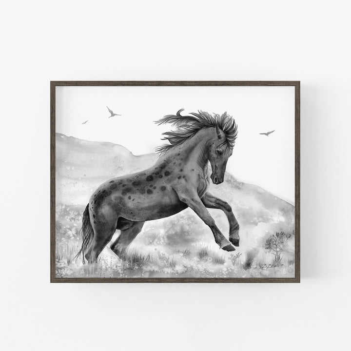 Wild Power | Black and White Edition - Brett Blumenthal Art