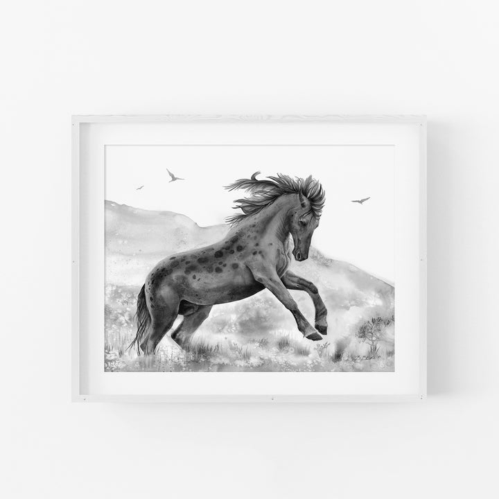 Wild Power | Black and White Edition - Brett Blumenthal Art