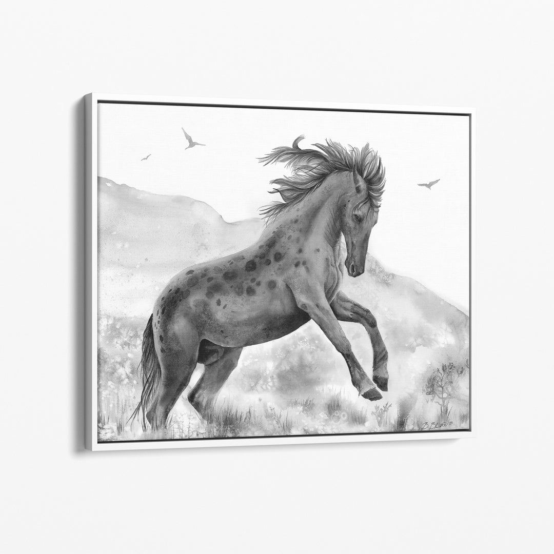 Wild Power | Black and White Edition - Brett Blumenthal Art