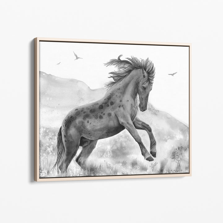 Wild Power | Black and White Edition - Brett Blumenthal Art