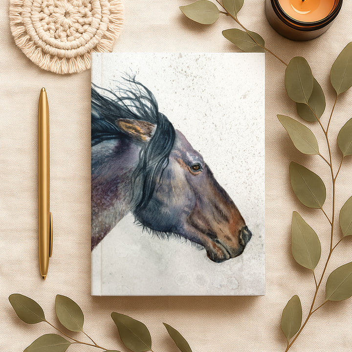 Watercolor Wild Horse Journal