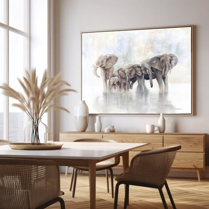 Within the Fold Watercolor Reproduction Elephant Art